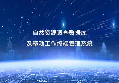 自然資源調(diào)查管理項(xiàng)目案例入口